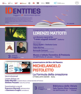 Rassegna "IDENTITIES": Lorenzo Mattotti e Michelangelo Pistoletto al complesso delle Oblate