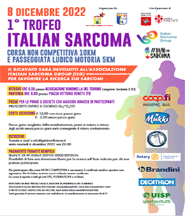 1&deg; Trofeo Italian Sarcoma, evento podistico di solidariet&agrave; a Firenze