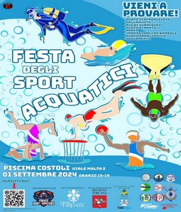 La prima edizione della "Festa degli Sport Acquatici" alla Piscina Paolo Costoli di Firenze