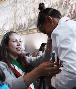 Piaggeliadi 2024: premiazione della mini-olimpiade di Firenze in Palazzo Vecchio
