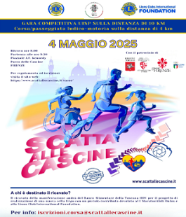 Scatta alle Cascine 2025: gara podistica competitiva di 10 km e passeggiata ludico-motoria