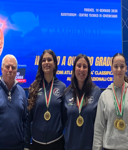 CSI Centro Sportivo Italiano: "Il podio a 4 gradini" al Centro Tecnico di Coverciano a Firenze
