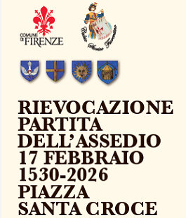 La Partita dell'Assedio in piazza Santa Croce a Firenze