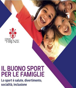 "Buono Sport 2025 integrativo", 970 giovani ammessi al contributo del Comune di Firenze