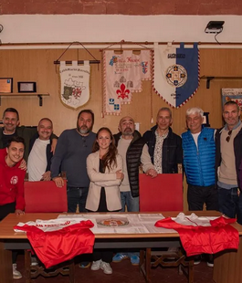 Calcio Storico Fiorentino: nuova sede dei Bianchi al Torrino di Santa Rosa sul Lungarno