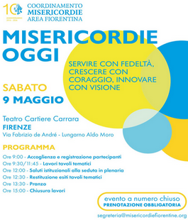 "Misericordie Oggi", la giornata dei volontari al Teatro Cartiere Carrara di Firenze