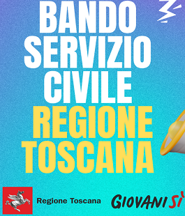 Servizio Civile Regionale Toscana: nuovo bando per 2.396 giovani volontari in 399 progetti 