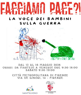 Facciamo Pace: testi e disegni di bimbi contro la guerra al Palazzo Medici Riccardi di Firenze