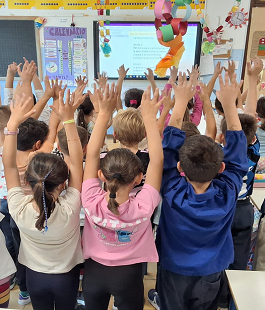 Inaugurazione del "Muro della Pace" dei bambini di Firenze alla Scuola Kassel