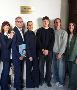 Intitolazione a Lorenzo Guarnieri della palestra del liceo Castelnuovo di Firenze
