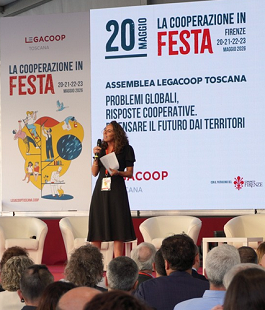 La Cooperazione in Festa: Pier Luigi Bersani e Francesco Piccolo in SS Annunziata a Firenze
