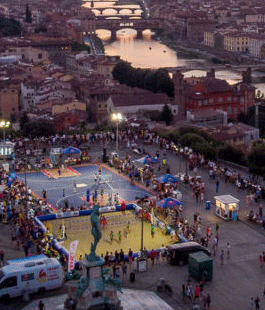 All Star Game Firenze 2026 al piazzale Michelangelo: basket, beach volley, corsa e spettacolo