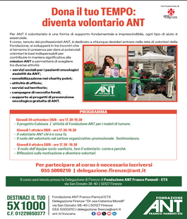 Al via il nuovo corso per diventare volontari di Fondazione ANT