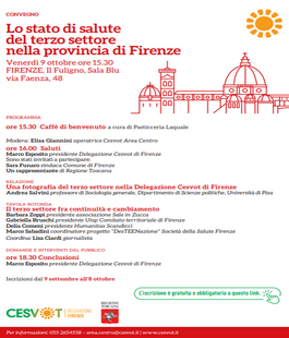 Cesvot: incontro al Fuligno sullo stato di salute del terzo settore nella provincia di Firenze