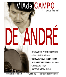 "Via del Campo", tribute band di Fabrizio De Andr&eacute; in concerto al Teatro Reims di Firenze