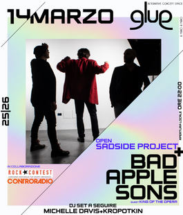 "Relate, Relief", Bad Apple Sons in concerto al Glue Alternative Concept Space di Firenze