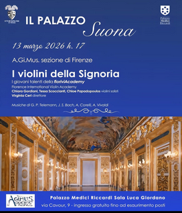 "I violini della Signoria" risuonano nel Salone degli Specchi di Palazzo Medici Riccardi