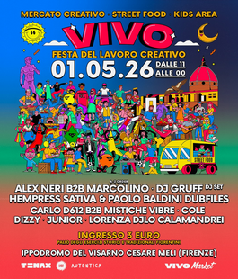 "VIVO - Festa del lavoro creativo" il 1 maggio 2026 all'Ippodromo del Visarno