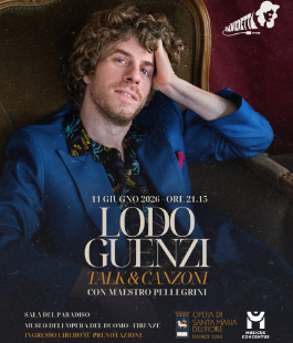 Indieretta Show 2026: incontro con Lodo Guenzi al Museo dell'Opera del Duomo di Firenze