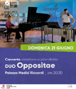FLO.RE Festival: il Duo Oppositae in concerto nel Cortile di Palazzo Medici Riccardi a Firenze