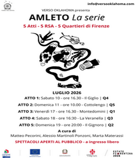 "Amleto - La Serie", lo spettacolo diffuso di Verso Oklahoma in scena in 5 RSA di Firenze
