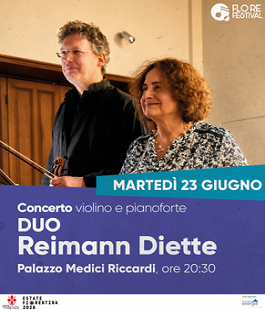 FLORE Festival: Duo Diette Reimann in concerto nel Cortile di Palazzo Medici Riccardi a Firenze