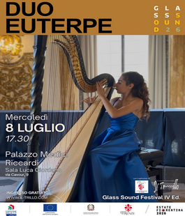 Glass Sound Festival 2026: Duo Euterpe in concerto al Palazzo Medici Riccardi di Firenze