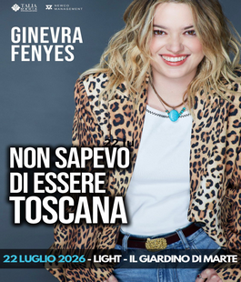 "Non sapevo di essere toscana", Ginevra Fenyes al Light di Firenze - Il Giardino di Marte