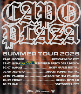 Summer Tour 2026: Capo Plaza in concerto il 5 settembre al Decibel Open Air di Firenze