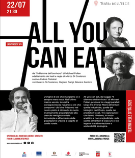 Teatro dell'Elce: lo spettacolo "All you can eat" in scena al Parco dell'Anconella di Firenze