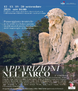 Apparizioni nel Parco: torna la passeggiata teatrale alla scoperta del Parco di Pratolino