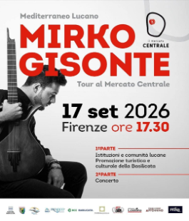 Mediterraneo Lucano: Mirko Gisonte in concerto al Mercato Centrale di Firenze