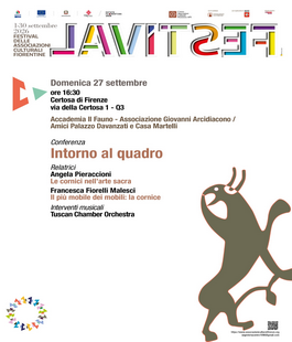 Festival delle Associazioni Culturali Fiorentine: conferenza "Intorno al quadro" alla Certosa