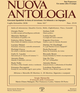 Nuova Antologia: Giorgio Parisi sull'IA e Maurizio Molinari sul giornalismo nel nuovo fascicolo