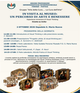 Arte e benessere: un percorso di Visual Thinking all'Ospedale Santa Maria Nuova 