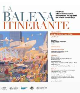 "La Balena Itinerante", mostra d'arte al Museo di Geologia e Paleontologia di Firenze
