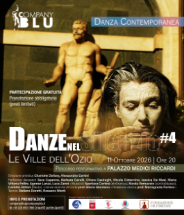 "Danze nel Silenzio #4 - Le Ville dell'Ozio", percorso performativo a Palazzo Medici Riccardi