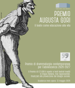 Fondazione Carlo Marchi: premio "Augusta Gori" per la drammaturgia contemporanea