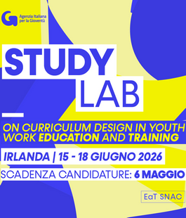 Agenzia Italiana per la Giovent&ugrave;: Study Lab "Education and Training of Youth Workers"