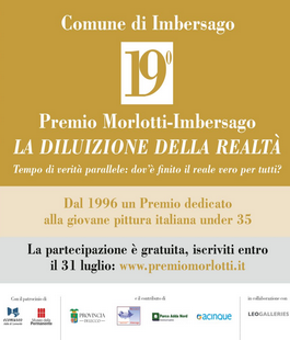 Diciannovesima edizione del Premio Morlotti-Imbersago per la giovane pittura italiana under 35