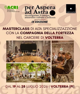 "Per Aspera ad Astra", Masterclass di Alta Specializzazione della Compagnia della Fortezza