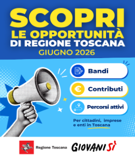 Bandi e opportunit&agrave; di Giovanis&igrave; Regione Toscana - Giugno 2026