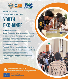 ICSE&Co: Youth Exchange Erasmus+ "ENGAGE" alla Villa Morghen di Settignano