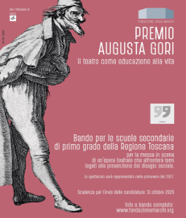 Fondazione Carlo Marchi: premio "Augusta Gori" per la drammaturgia contemporanea