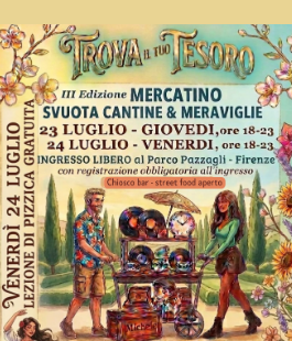 "Svuota la cantina", mercatino serale per due giorni al Parco d'Arte Enzo Pazzagli di Firenze